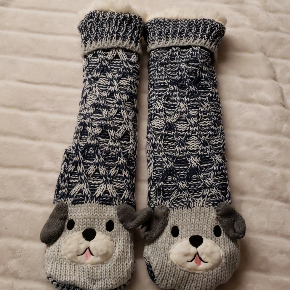 Thick Crochet Socks/Slippers